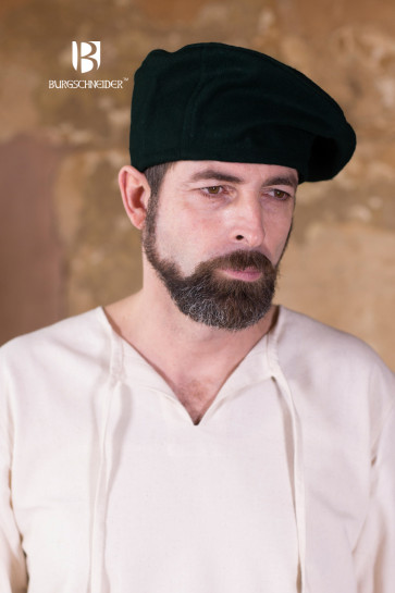 Black wool beret Harald by Burgschneider for heroes