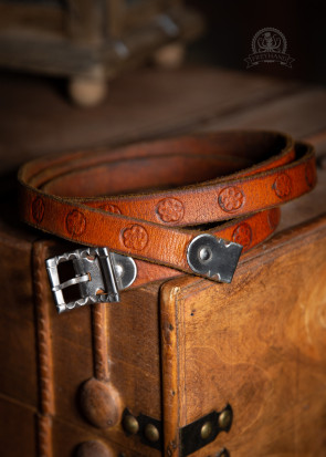 Decorated Belt Oswald - Brown